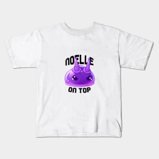 Noelle On Top - Bedwars Design (Black) Kids T-Shirt